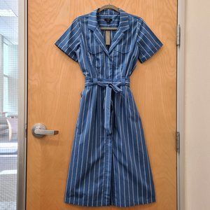 Blue Striped Dress